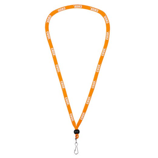 CSUF Shoelace Lanyard - Neon Orange